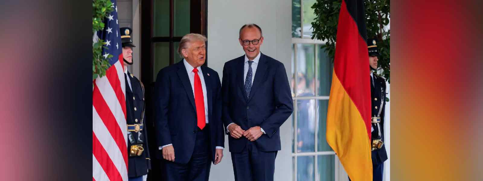 ජර්මානු චාන්සලර් අමෙරිකාවේ සංචාරයක..